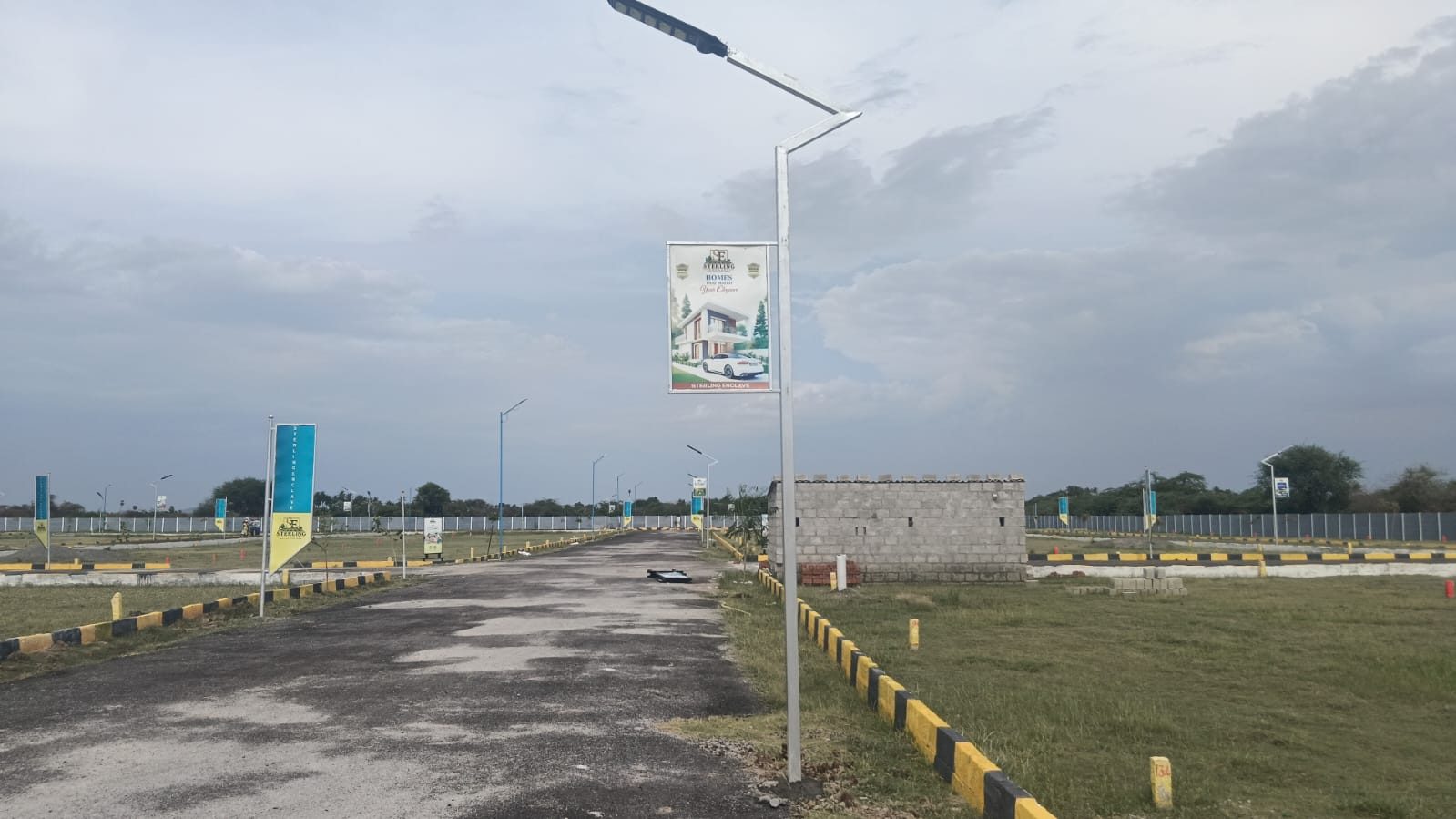 Sterling Enclave plot layout site view, Vellore