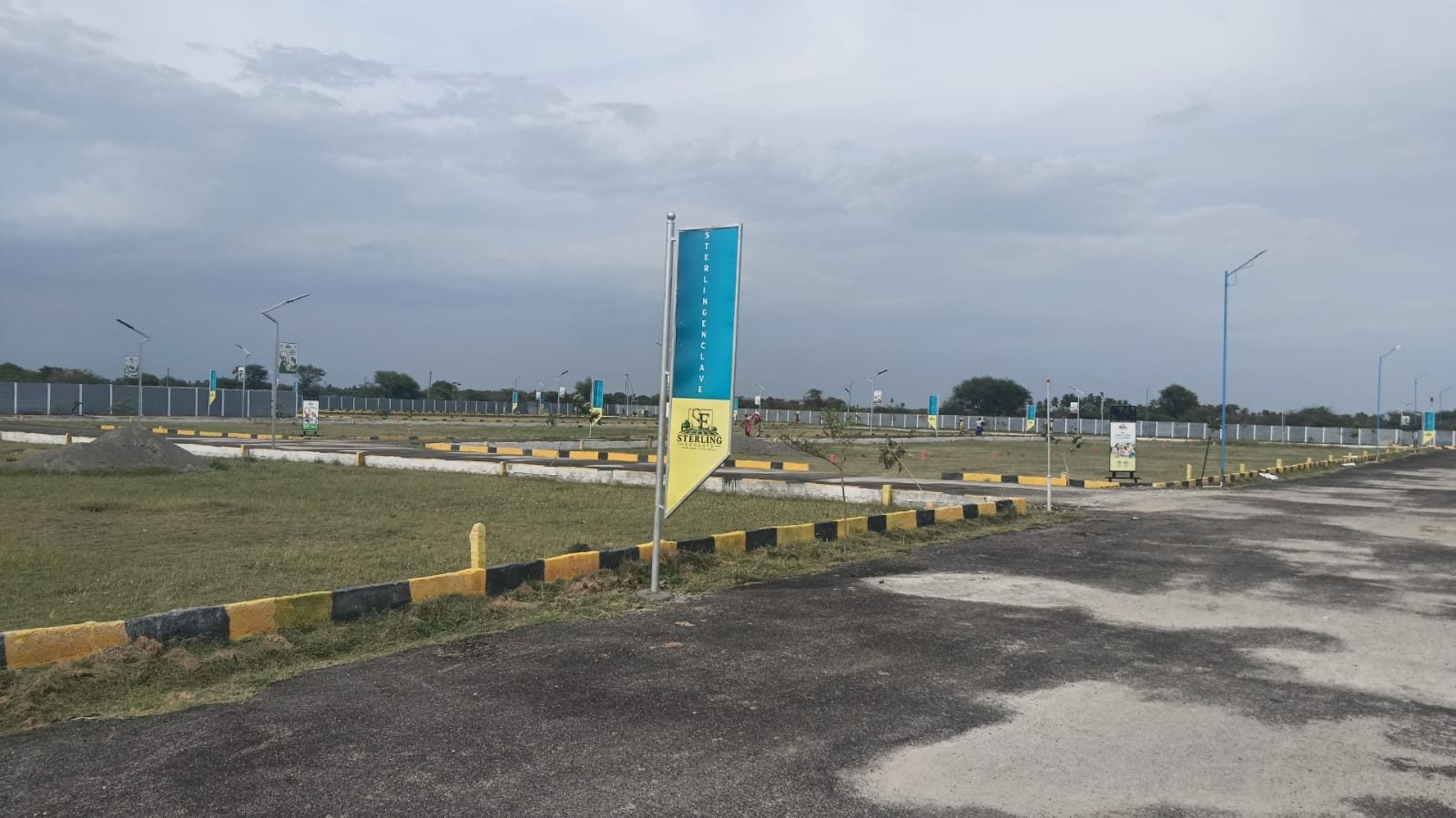 Sterling Enclave villa plots for sale, site photo